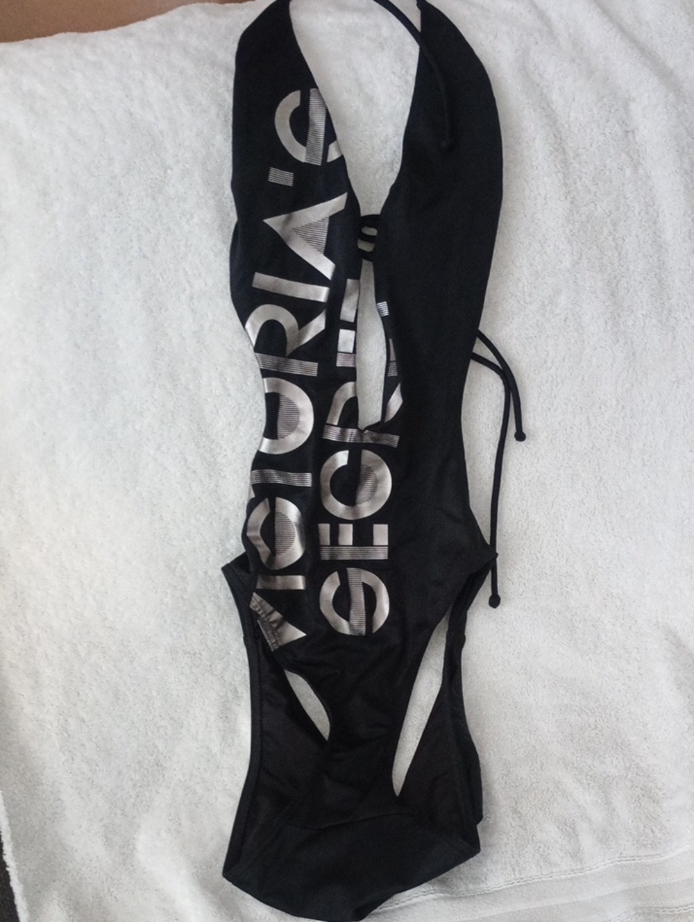 Victoria's Secret Black One-Piece with White Tag